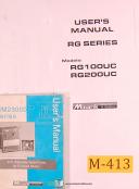Minarik-Minarik RG Seris, 100UC 200UC and MM23000 User Manual 1997-100UC-200UC-MM23000-RG-01